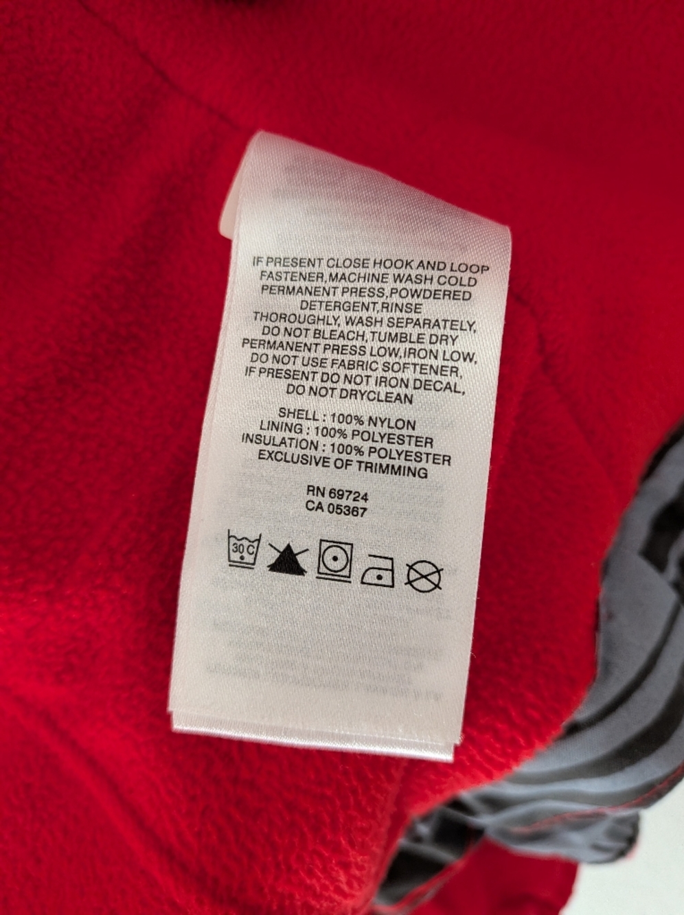 Columbia Toddler 18-24M Snow Bib And Jacket Red/Gray - Picture 12 of 16